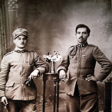 Arturo Fulgenzi & Ferdinando Marnacci, circa 1918, Italy.