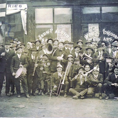 Strike-up the Band, circa 1915, Toluca, Illinois.