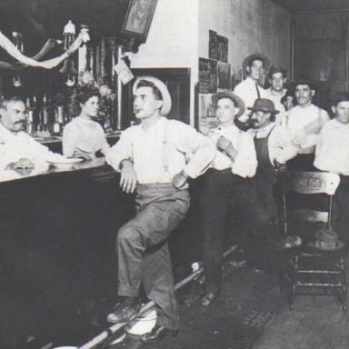 Palumbo Tavern, circa 1910, Toluca, Illinois.