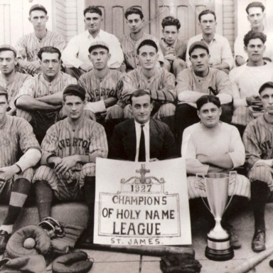 St. James Baseball Team, 1927, Riverton, Illinois.