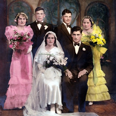 Antonacci-Frasco Wedding, 1934, Springfield, Illinois.