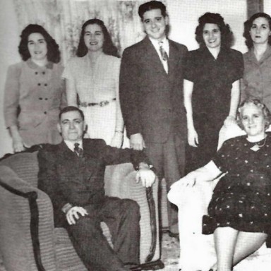 The Nicola Fulgenzi Family, circa 1946 in Springfield, Illinois.