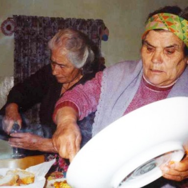 Celestina Ciccone Matarelli and Maria Fulgenzi, 1987.
