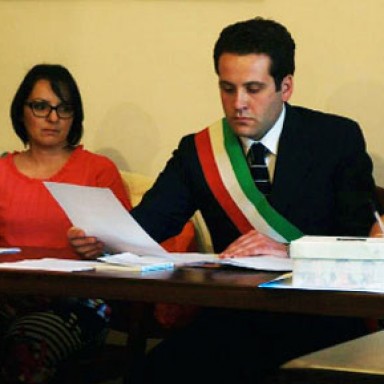 Calascio nel Cuore, Mayor Ludovico Marinacci, June 2016